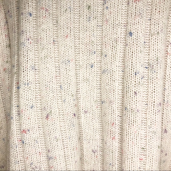 Maggie Lawrence White Multi-Colored Spec Sweater - Picture 6 of 8
